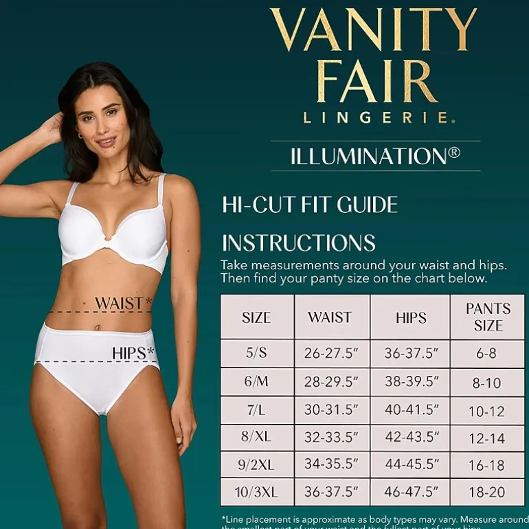 Vanity Fair® Illumination® High Cut Panty - 13108