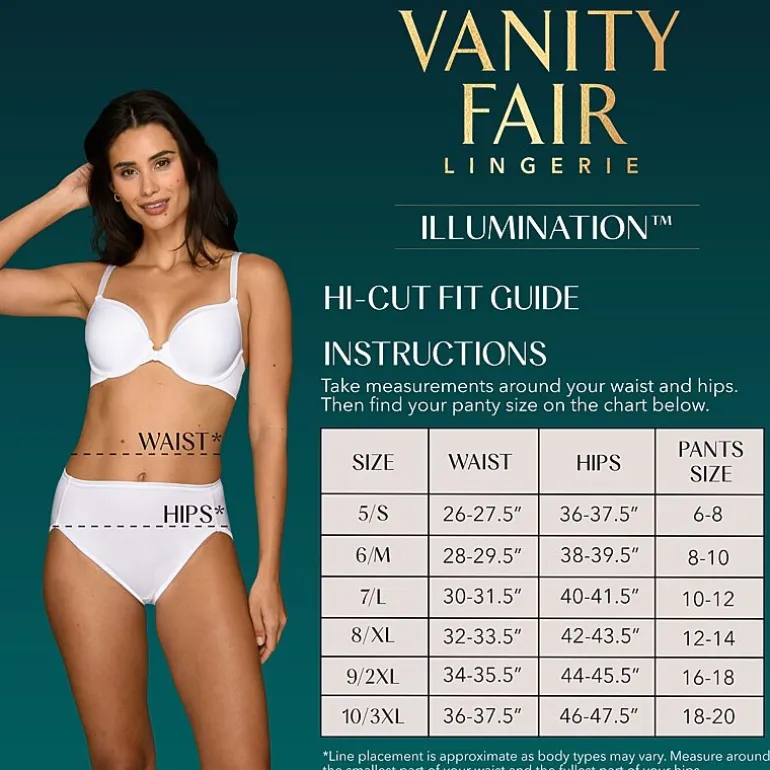Vanity Fair® Illumination® High Cut Panty - 13108