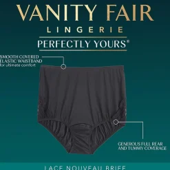 Vanity Fair® Perfectly Yours® Lace Nouveau® Nylon 3 Pack Brief Panty - 13011