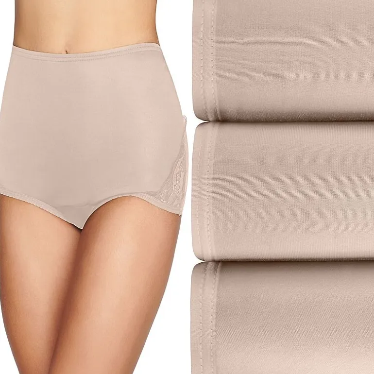 Vanity Fair® Perfectly Yours® Lace Nouveau® Nylon 3 Pack Brief Panty - 13011