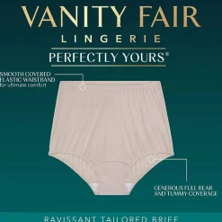 Vanity Fair® Perfectly Yours® Ravissant® Tailored Nylon Briefs - 15712