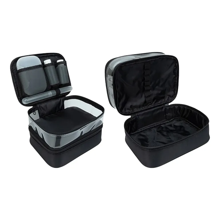 VERONA Clear Train Case Makeup Bag
