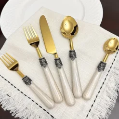 Vibhsa Royal White 20-pc. Flatware Set