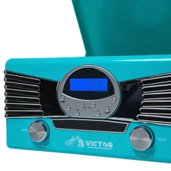Victor Diner 7-In-1 Music Center Turntable