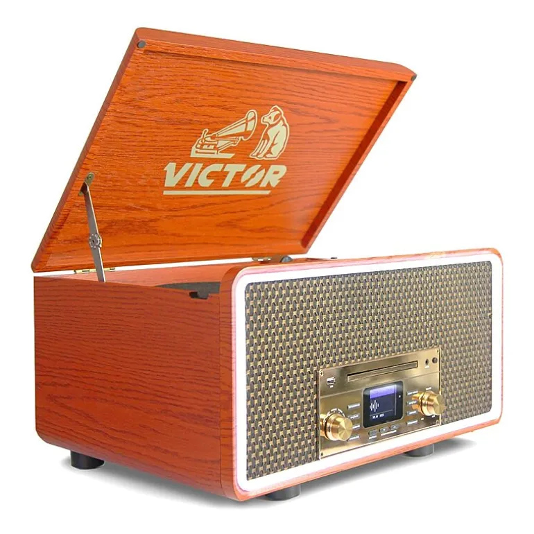 Victor Fremont 8-In-1 Music Center-Channel Speaker