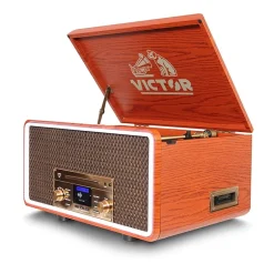 Victor Fremont 8-In-1 Music Center-Channel Speaker