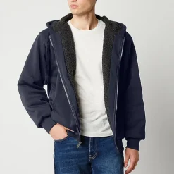 Victory Mens Fleece Hooded Midweight Jacket