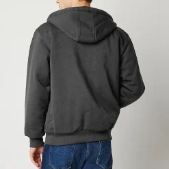 Victory Mens Fleece Hooded Midweight Jacket