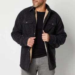 Victory Sherpa Lined Fleece Shirt Jacket