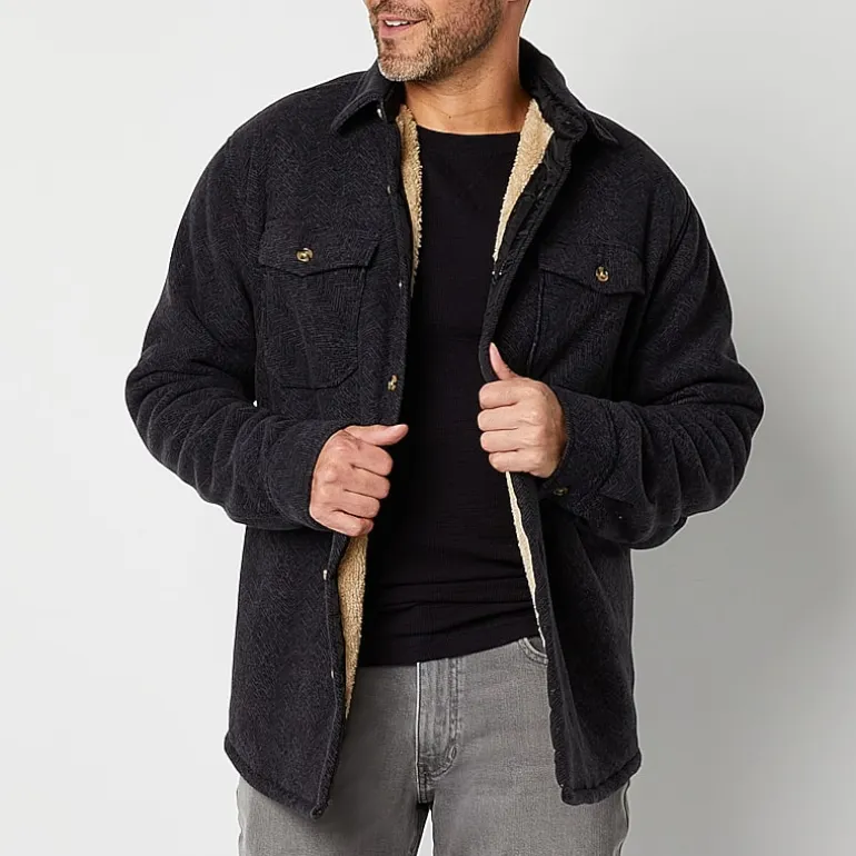 Victory Sherpa Lined Fleece Shirt Jacket