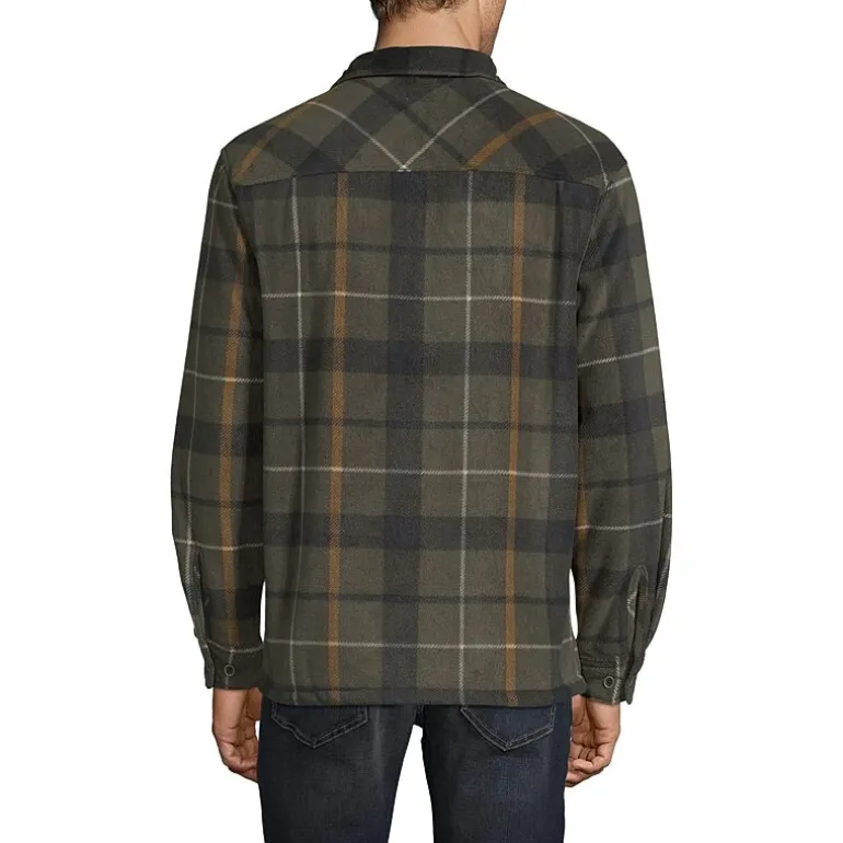 Victory Sherpa Lined Fleece Shirt Jacket