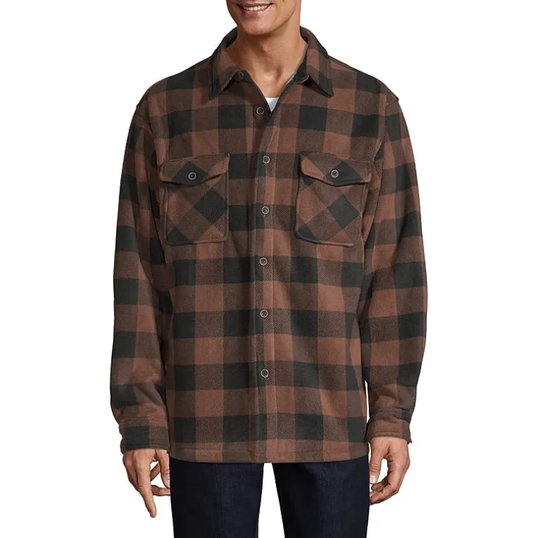 Victory Sherpa Lined Fleece Shirt Jacket