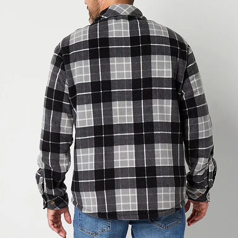 Victory Sherpa Lined Fleece Shirt Jacket