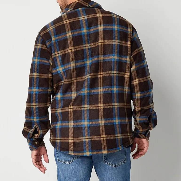 Victory Sherpa Lined Fleece Shirt Jacket