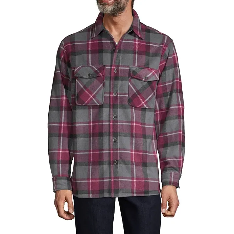 Victory Sherpa Lined Fleece Shirt Jacket