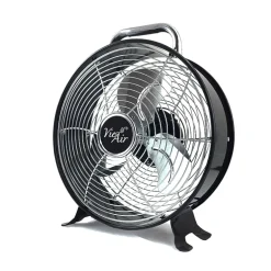 Vie Air 12" High Velocity Dual Speed Retro Metal Drum Fan