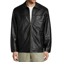 Vintage Lambskin Leather Jacket with Zip Out Lining