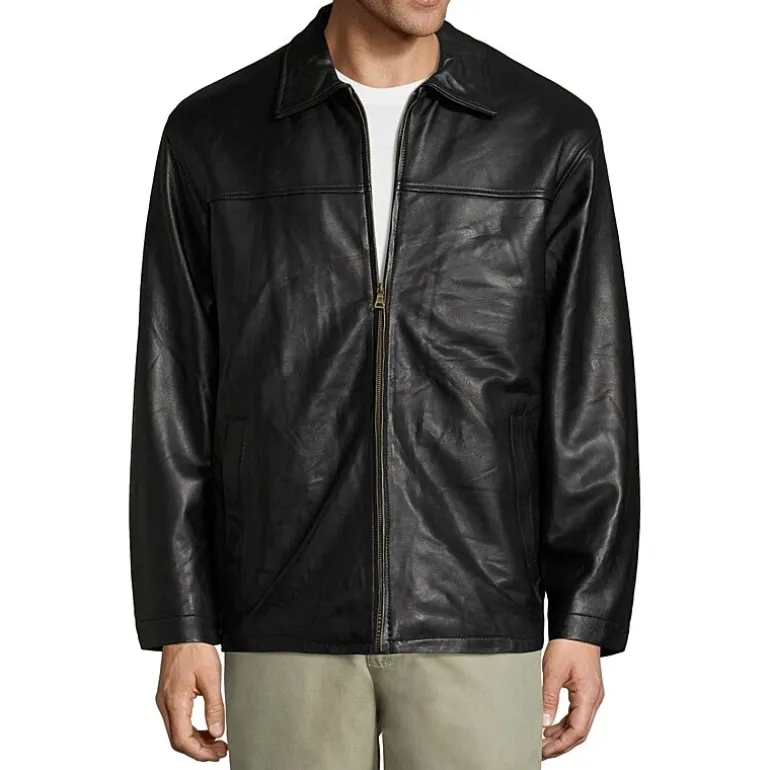 Vintage Lambskin Leather Jacket with Zip Out Lining