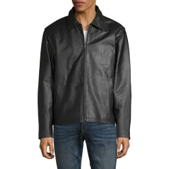 Vintage Leather Mens Leather Midweight Jacket