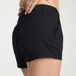 VOLCOM Juniors Womens Mid Rise Juniors Shortie Short