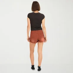 VOLCOM Juniors Womens Mid Rise Juniors Shortie Short