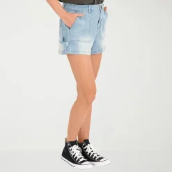 VOLCOM Juniors Womens Mid Rise Juniors Shortie Short