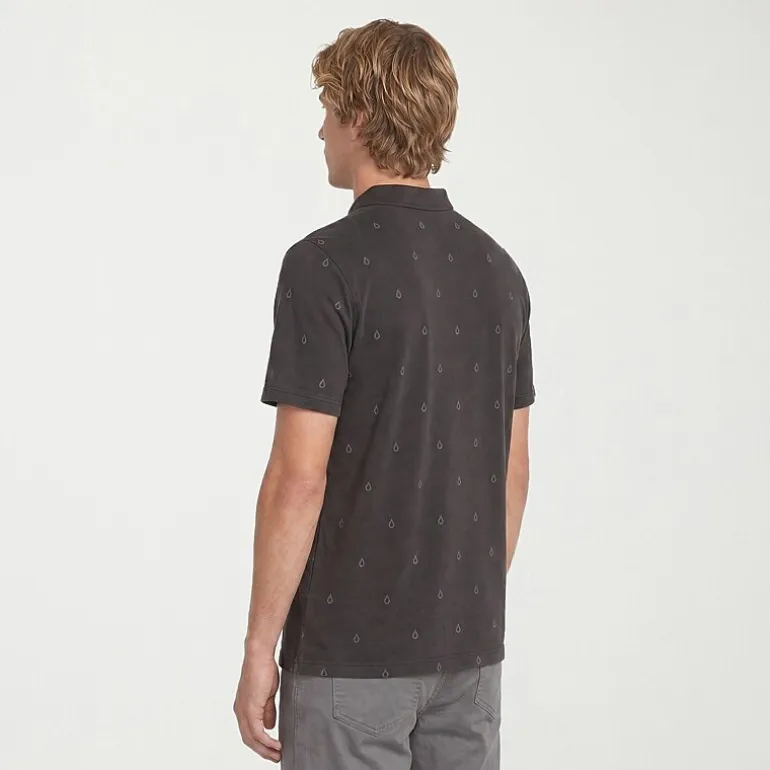 VOLCOM Mens Regular Fit Short Sleeve Polo Shirt