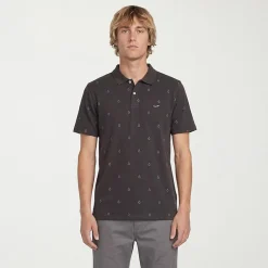 VOLCOM Mens Regular Fit Short Sleeve Polo Shirt