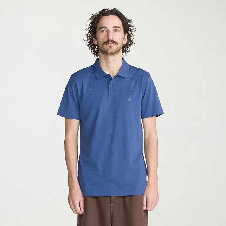 VOLCOM Mens Regular Fit Short Sleeve Polo Shirt