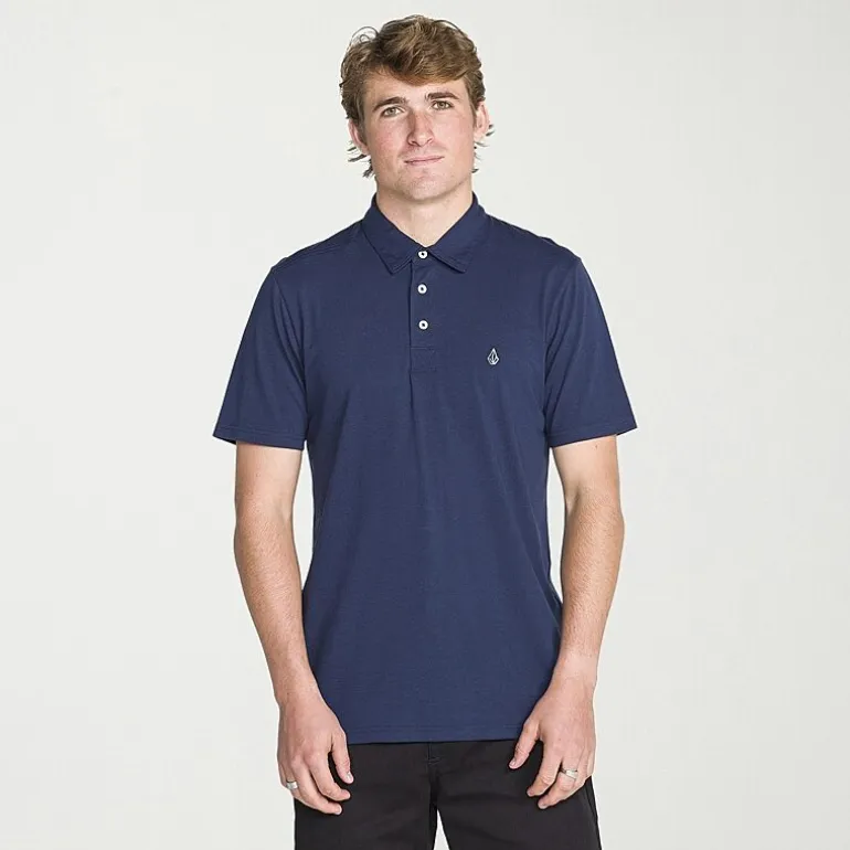VOLCOM Mens Regular Fit Short Sleeve Polo Shirt