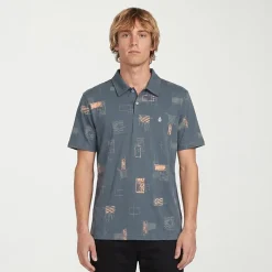 VOLCOM Mens Regular Fit Short Sleeve Polo Shirt