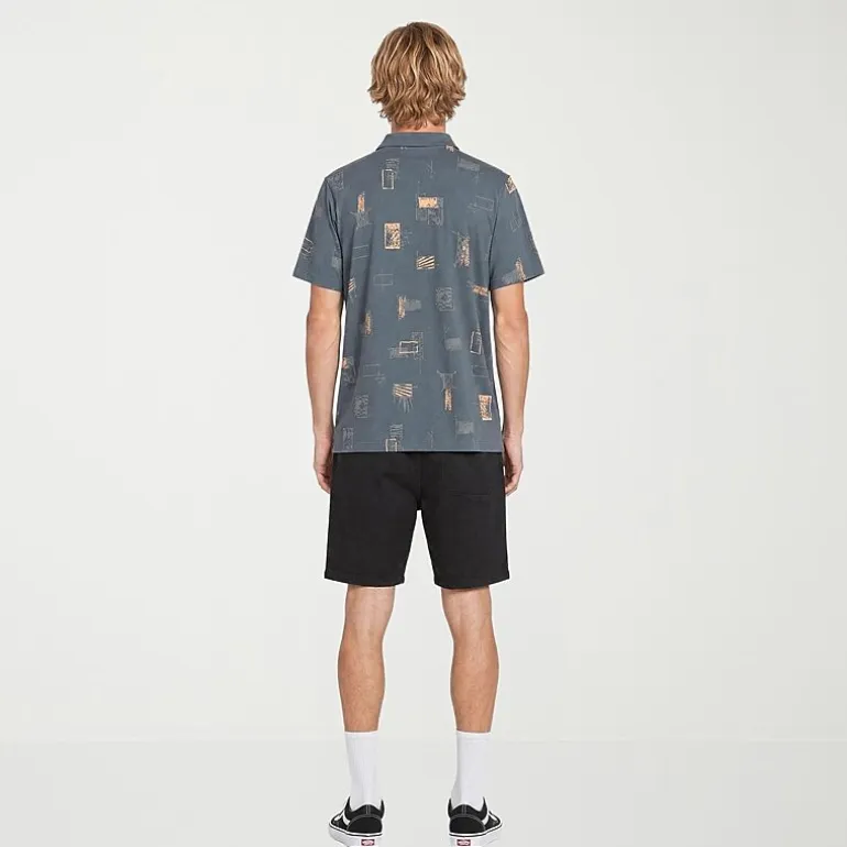 VOLCOM Mens Regular Fit Short Sleeve Polo Shirt