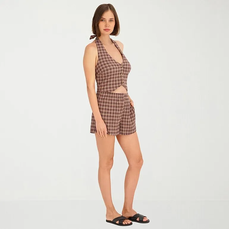 VOLCOM Womens Juniors V Neck Sleeveless Vest