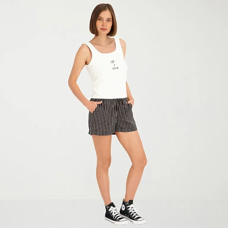 VOLCOM Womens Mid Rise Juniors Pull-On Short
