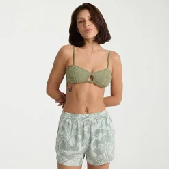VOLCOM Womens Mid Rise Juniors Pull-On Short
