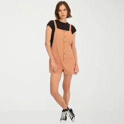 VOLCOM Womens Sleeveless Juniors Romper