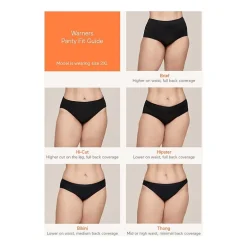Warners® No Pinching No Problems® DigFree Comfort Waist Microfiber Brief 5738