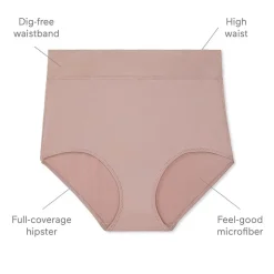 Warners® No Pinching No Problems® DigFree Comfort Waist Microfiber Brief 5738