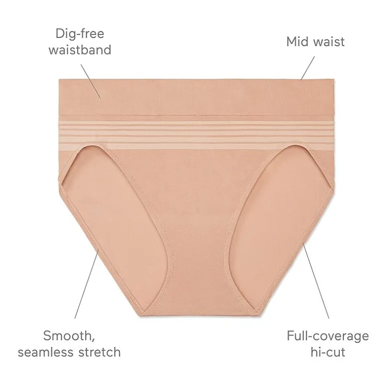 Warners® No Pinching, No Problems® Dig-Free Comfort Waist Smooth and Seamless Hi-Cut RT5501P