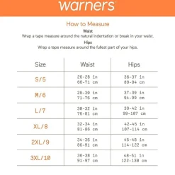 Warners® No Pinching, No Problems® Tailored Hi-Cut Panty- 5138
