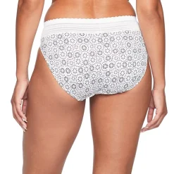 Warners® No Pinching No Problems® DigFree Comfort Waist with Lace Microfiber Hi-Cut 5109J
