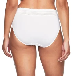 Warners® No Pinching No Problems® DigFree Comfort Waist with Lace Microfiber Hi-Cut 5109J