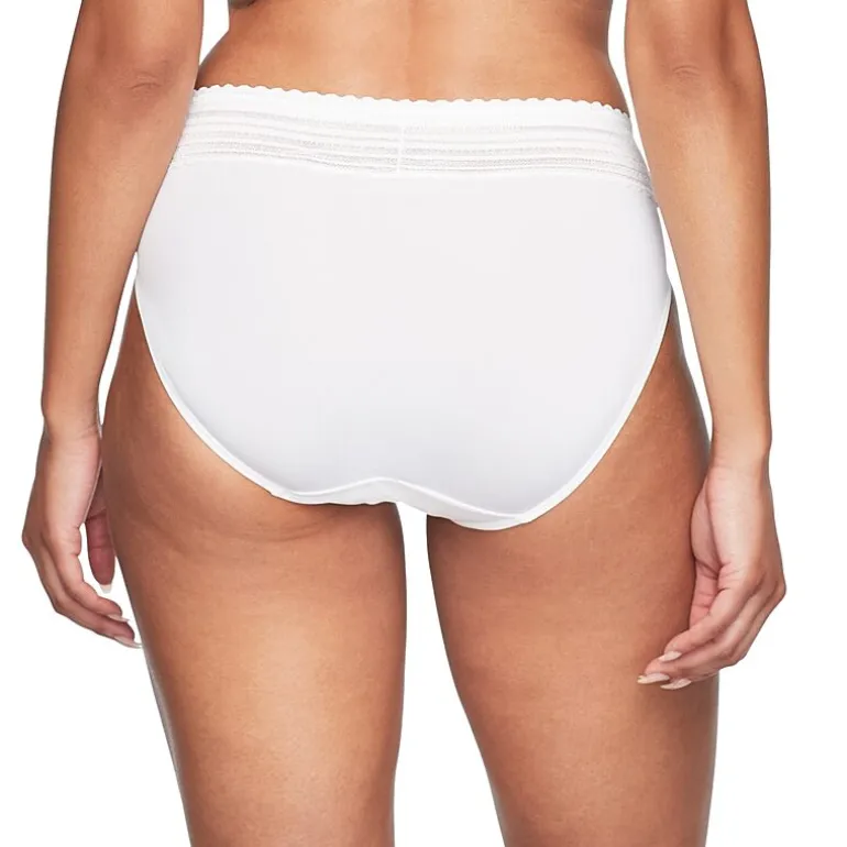 Warners® No Pinching No Problems® DigFree Comfort Waist with Lace Microfiber Hi-Cut 5109J
