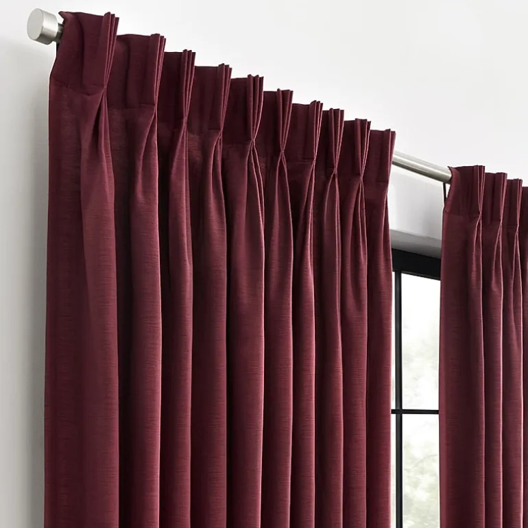 Waverly Serendipity Pinch Pleat Rod Pocket Light-Filtering Single Curtain Panel