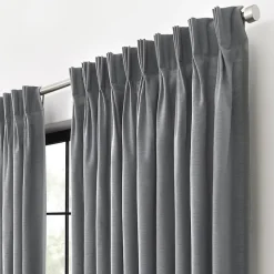 Waverly Serendipity Pinch Pleat Rod Pocket Light-Filtering Single Curtain Panel