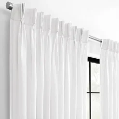 Waverly Serendipity Pinch Pleat Rod Pocket Light-Filtering Single Curtain Panel