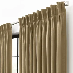 Waverly Serendipity Pinch Pleat Rod Pocket Light-Filtering Single Curtain Panel
