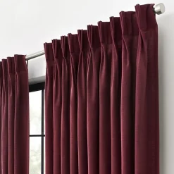Waverly Serendipity Pinch Pleat Rod Pocket Light-Filtering Single Curtain Panel