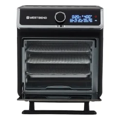 West Bend 15 Qt. Air Fryer Oven with 16 Presets, in Black