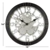 Westclox 16" Bronze Gears Analog Wall Clock